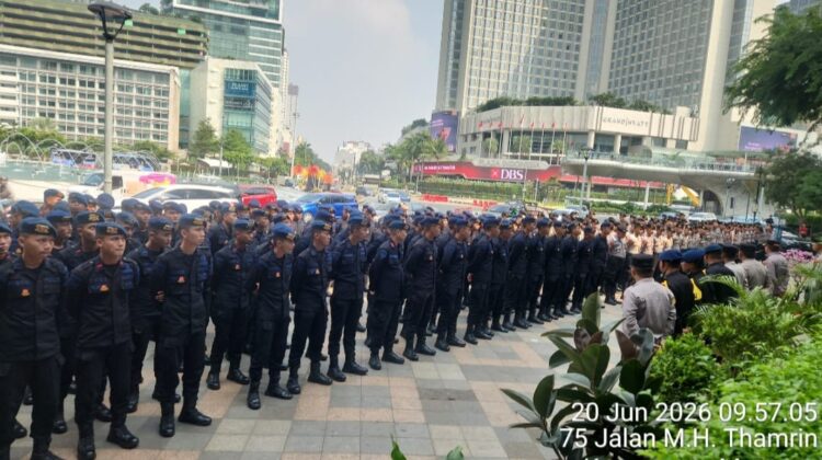 251 Personel Siaga Antisipasi Aksi Unras di Bundaran HI