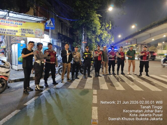 
					Operasi Cipta Kondisi Johar Baru, Polisi Amankan Motor Tanpa STNK dan Cegah Kejahatan Jalanan