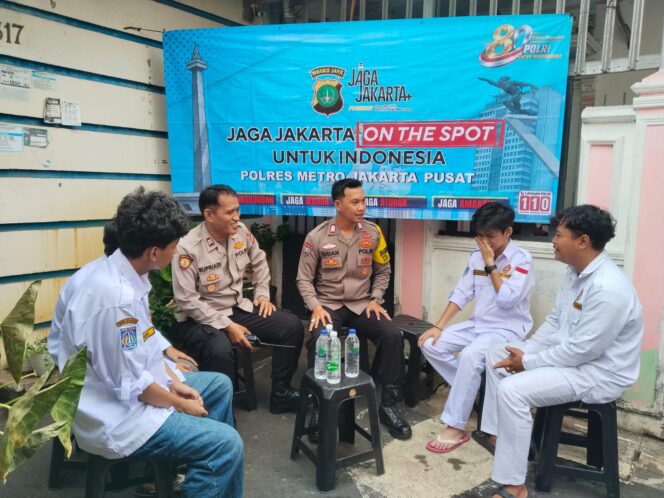 
					Polsek Senen Gandeng Karang Taruna Bungur Lewat Program Jaga Jakarta On The Spot