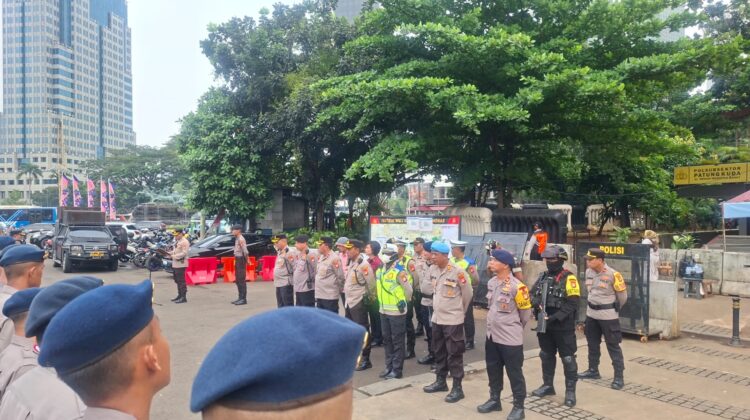 3.761 Personel Gabungan Kawal Pelayanan Aksi Unjuk Rasa di Jakarta Pusat