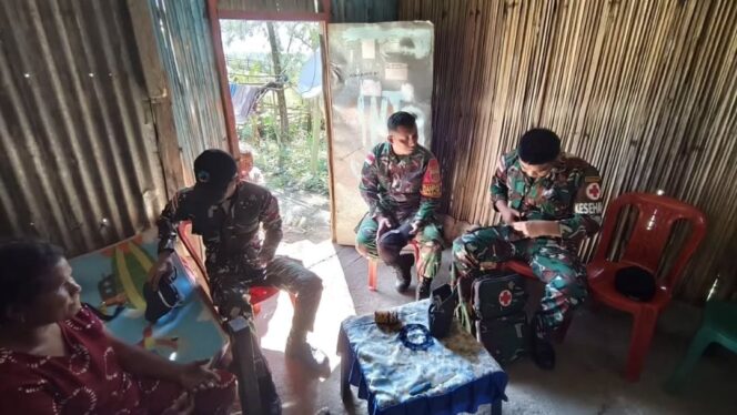 
					Beri Dukungan Kesehatan Keliling, Satgas Pamtas Yonarhanud 2 Kostrad Komitmen Tingkatkan Kualitas Kesehatan Masyarakat Perbatasan