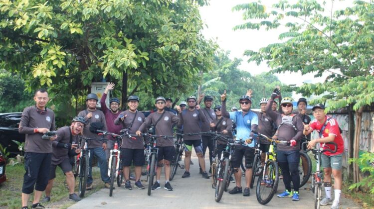 BRI Tangerang Merdeka Gelar Gowes Bersama untuk Dukung Work Life Balance dan Gaya Hidup Sehat