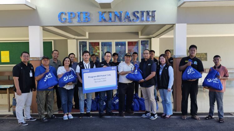 Region 8 Jakarta 3 Salurkan Bantuan Paket Sembako kepada GPIB Kinasih Melalui Program “Berbagi Kasih Bersama BRI”