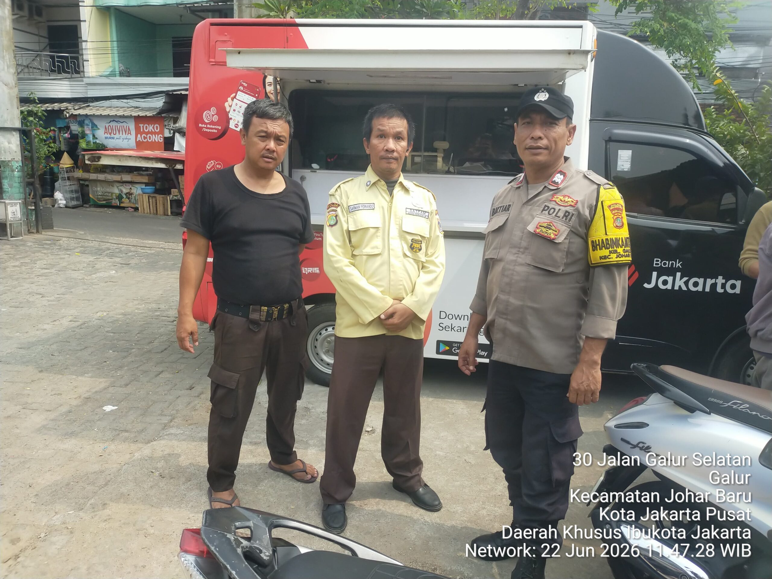 Sambang Security Pasar Gembrong, Polisi Perkuat Deteksi Dini Gangguan Kamtibmas