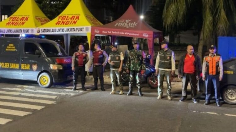 Tiga Pilar Sawah Besar Perkuat Strong Poin Jelang Dini Hari, Di Perkuat Sabuk Kamtibmas” Cegah Kejahatan Jalanan