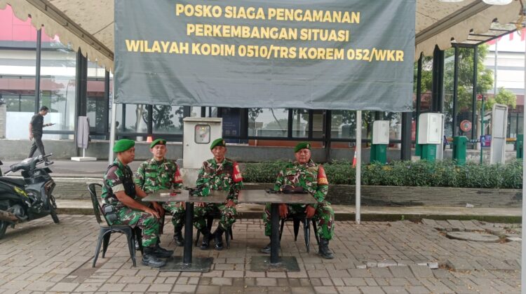 Koramil 14/Panongan Laksanakan Posko Siaga Pengamanan di Mall Ciputra Citra Raya, Situasi Aman dan Kondusif