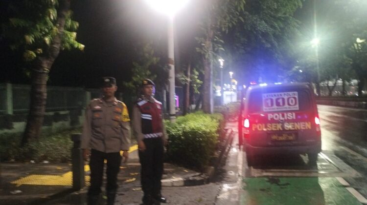 Polsek Senen Gelar Operasi Cipta Kondisi di Kawasan Underpass Senen dan Jalan Kramat Raya