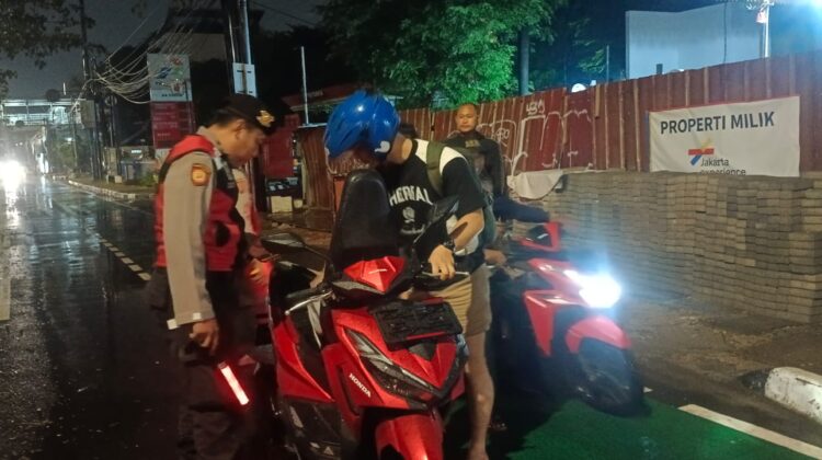 Polsek Cempaka Putih Intensifkan Razia dan Patroli, Antisipasi Kejahatan Jalanan