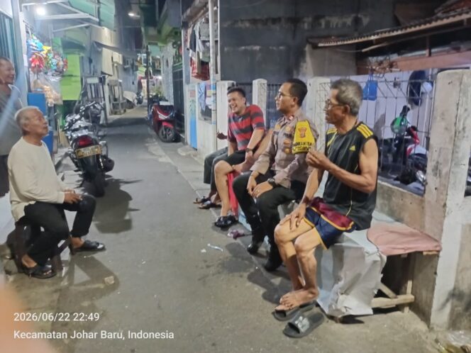 
					Cooling System, Polsek Johar Baru Sambangi Warga Kampung Rawa Jaga Kamtibmas Tetap Kondusif