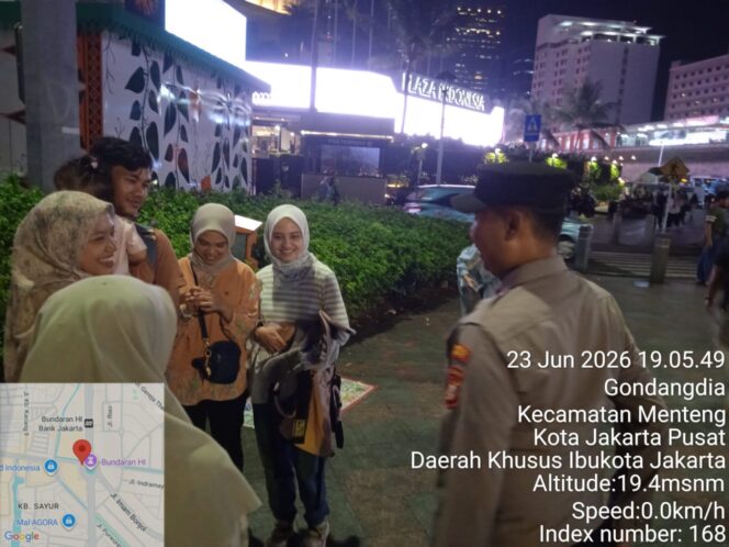 
					Patroli Jalan Kaki di Kawasan Thamrin, Polisi Perketat Pengamanan dan Antisipasi Copet-Jambret