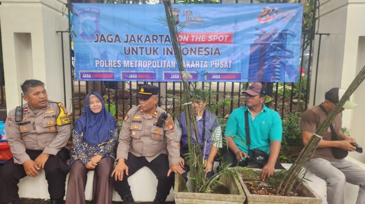 Jaga Jakarta On The Spot untuk Indonesia, Wakapolsek Kemayoran Pimpin Dialog Kamtibmas Bersama Warga