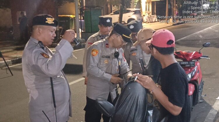 Razia Cipta Kondisi Menteng Diperketat, Dua Motor Tanpa Surat Terjaring Razia