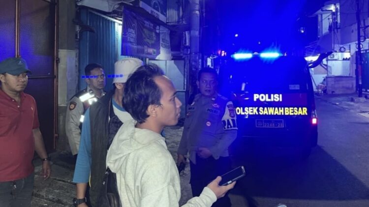 Patroli Mobile Blue Light Polsek Sawah Besar Perkuat Keamanan Wilayah Jelang Dini Hari