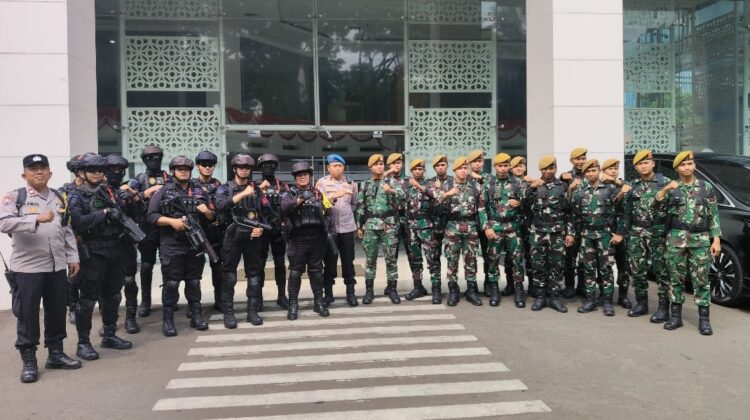 Kanit Provost Pimpin Apel Pengamanan Antisipasi Unras di Kantor Badan Gizi Nasional
