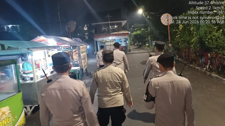 Sisir Permukiman Warga, Patroli Cipkon Menteng Perkuat Keamanan Lingkungan