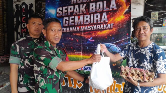 
					Kodim 0504/Jas Nobar Sepak Bola Gembira Bersama Masyarakat Cilandak