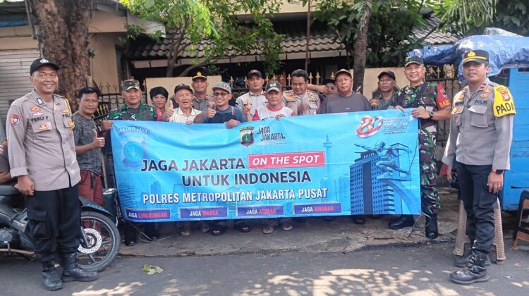 Polsek Kemayoran Perkuat Jaga Jakarta On The Spot, Kolaborasi Nyata Menjaga Jakarta Tetap Kondusif