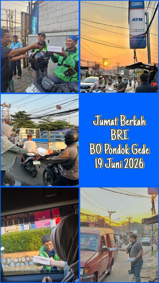 
					Jum’at Berkah Berbagi Bersama BRI Pondok Gede