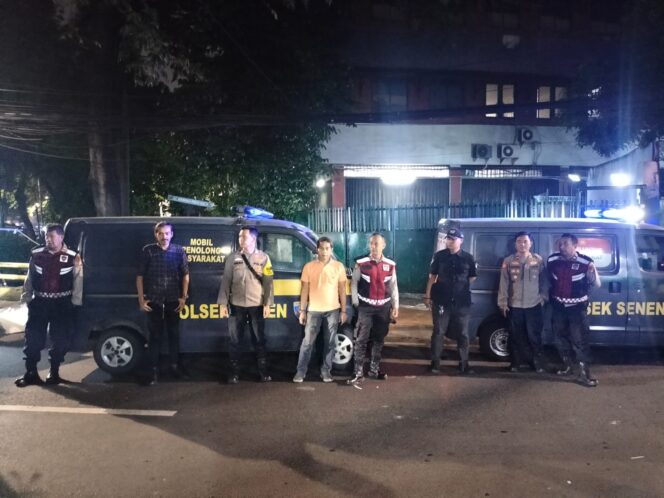 
					Patroli Gabungan Tiga Pilar Senen Digelar, Petugas Sisir Titik Rawan Kamtibmas