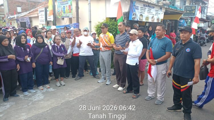 Gerak Jalan Santai dan Deklarasi “Tanah Tinggi Kuat Bersatu”, Perkuat Kebersamaan Warga dalam Semangat HUT Jakarta