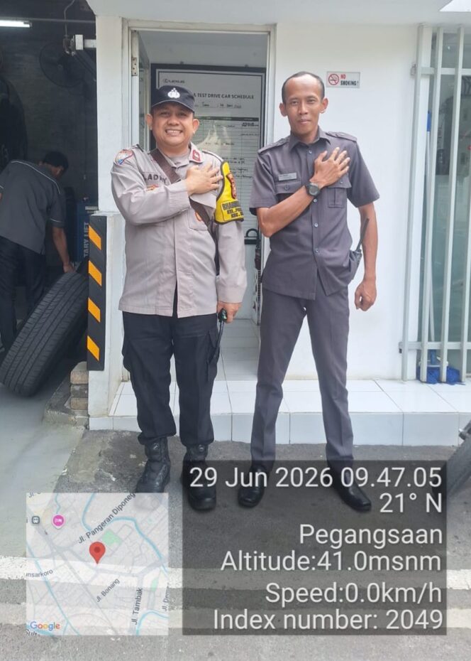
					Bhabinkamtibmas Pegangsaan Perkuat Sinergi Pengamanan di Gedung Galeri Lexus Menteng