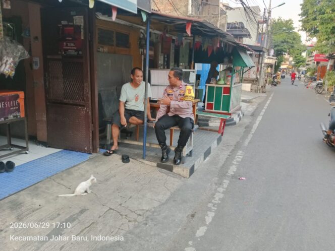 
					Cooling System dan Sambang Warga, Bhabinkamtibmas Kampung Rawa Imbau Waspada Curanmor