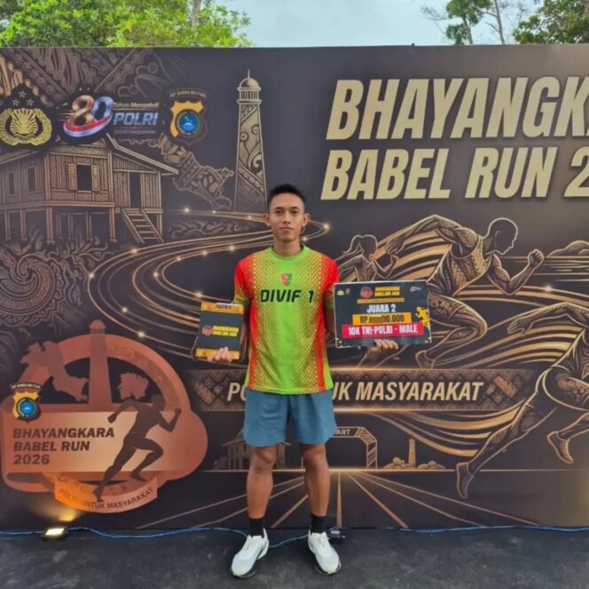 
					Atlet Lari Divif 1 Kostrad Berhasil Raih Juara di Bhayangkara Babel Run 2026