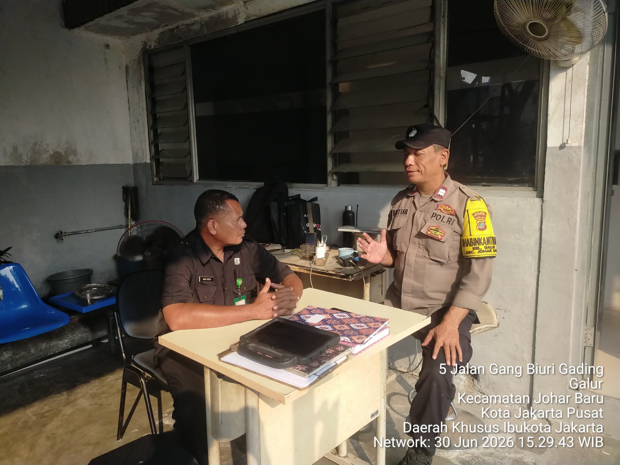 Sambang Security Showroom Mitsubishi, Bhabinkamtibmas Galur Perkuat Sinergi Keamanan Lingkungan