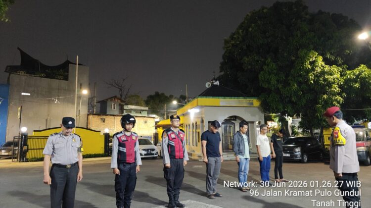 Apel Operasi Cipta Kondisi, Polsek Johar Baru Siaga Berantas Begal, Narkoba dan Kejahatan Jalanan