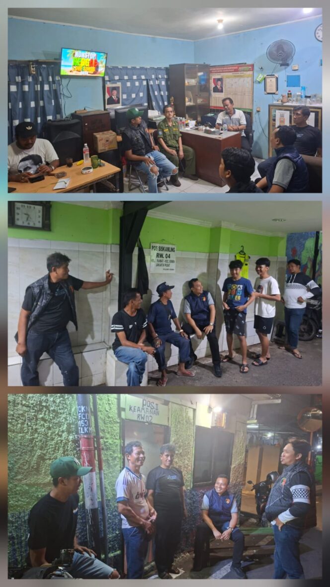 
					Reskrim Polsek Senen Intensifkan Program “Seminggu Bertamu”, Perkuat Sinergi dengan Warga Jaga Kamtibmas