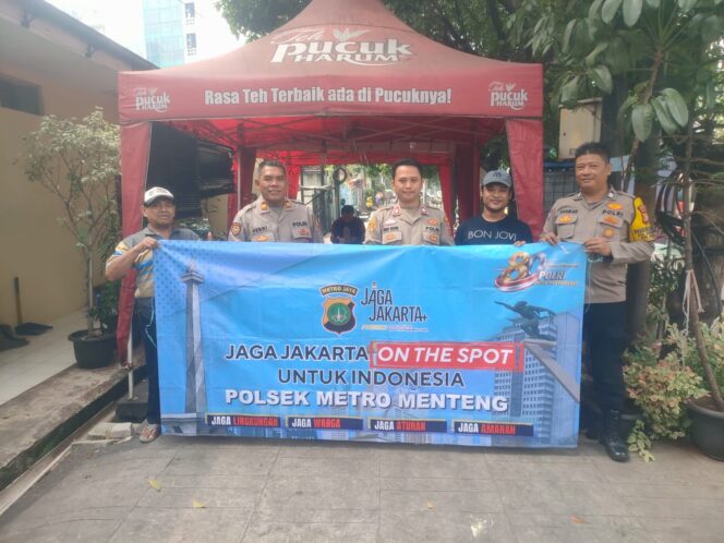 
					Jaga Jakarta On The Spot Pererat Sinergi Polsek Metro Menteng dan Warga Kebon Sirih