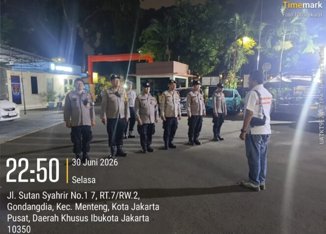 
					Apel Patroli Cipkon Menteng Siaga, Polisi Perkuat Pengamanan Wilayah