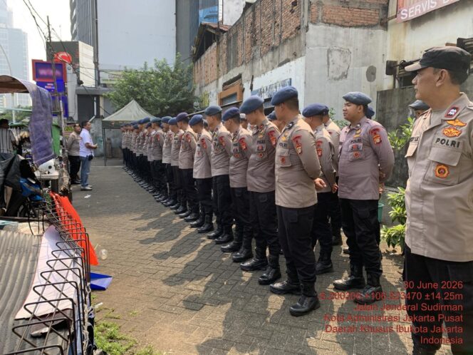 
					178 Personel Gabungan Siaga Amankan Perbatasan Dukuh Atas–Menteng