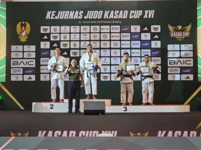 
					Serka I Made Agus Yoga Harumkan Yonif 305/Tengkorak di Kejurnas Judo Kasad Cup XVI 2026