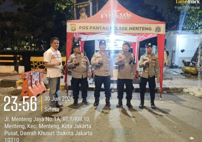 
					Polsek Metro Menteng Perkuat Patroli Perbatasan, Antisipasi Tawuran dan Kejahatan Malam
