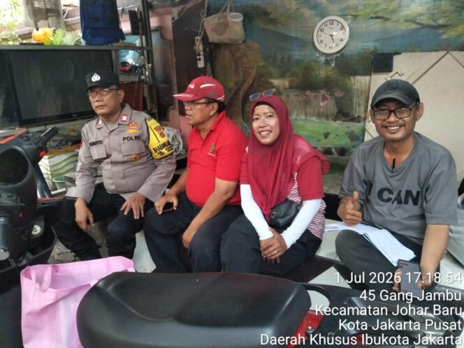 
					Sinergitas Tiga Pilar dan Warga Perkuat Kamtibmas di RW 02 Johar Baru