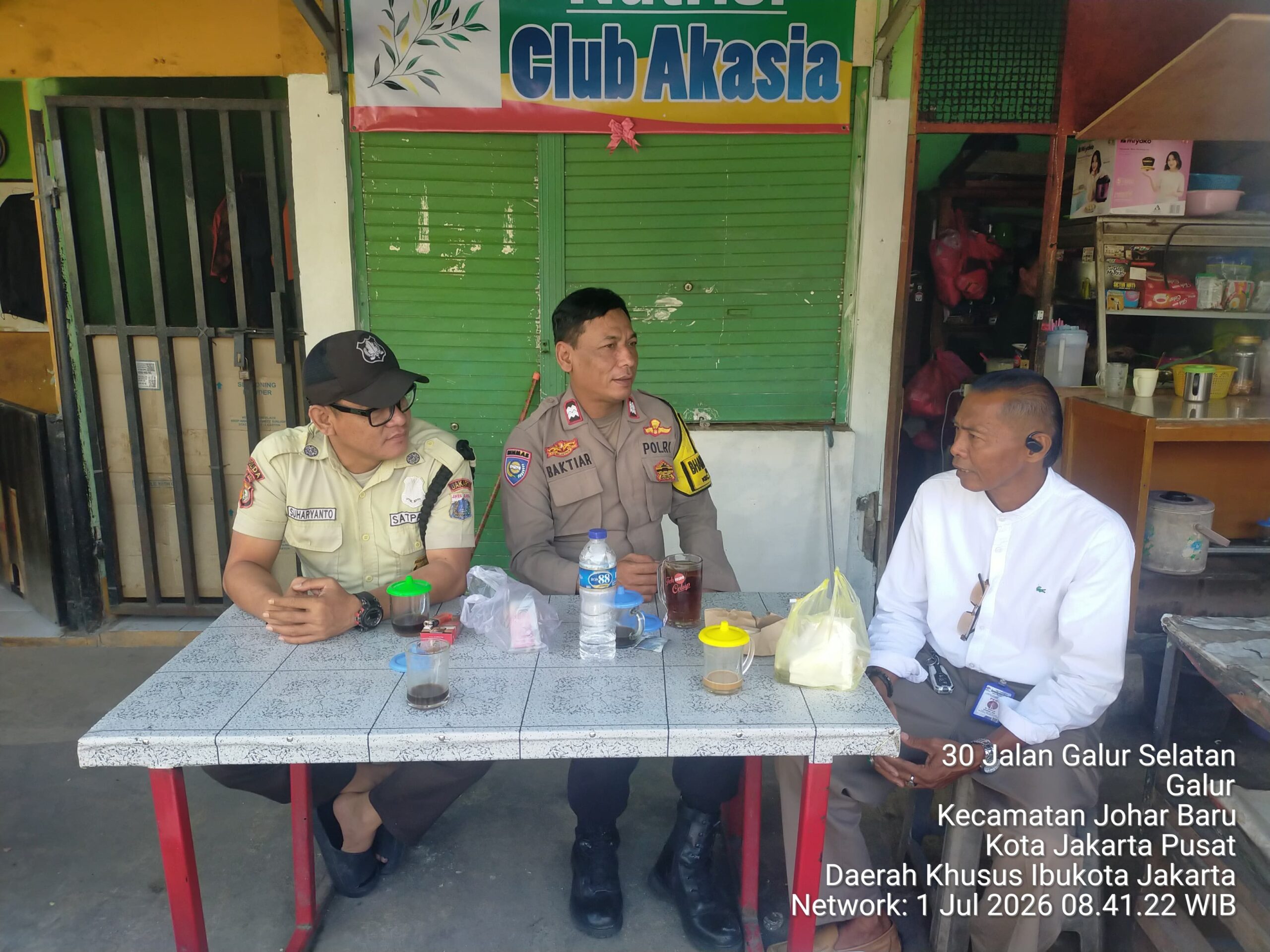 Sambang Security Pasar Gembrong, Polisi Perkuat Sinergi Keamanan dan Deteksi Dini Gangguan Kamtibmas