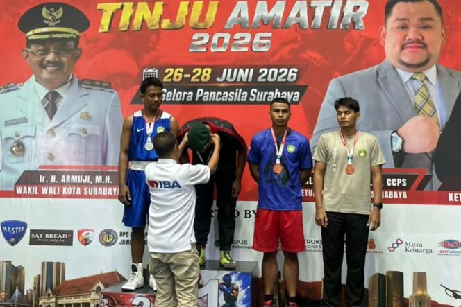 
					Prajurit Yonzipur 9 Kostrad Raih Juara Boxing Piala Wali Kota Surabaya 2026