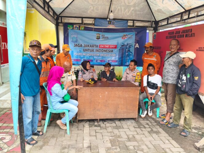 
					Kanit Binmas Bersama Bhabinkamtibmas Gelar “Jakarta on the Spot” untuk Perkuat Kemitraan dan Harkamtibmas di Kebon Melati