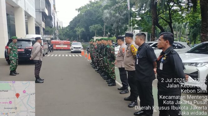 
					35 Personel Gabungan Siaga Amankan Aksi di Kantor BGN