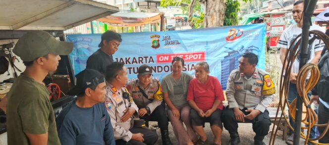 
					Jaga Jakarta On The Spot, Polsek Kemayoran Bangun Semangat Gotong Royong Menjaga Keamanan