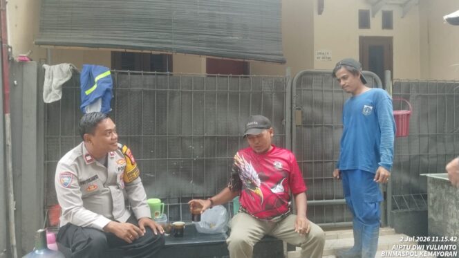 
					Bhabinkamtibmas Kemayoran Perkuat Cooling System, Gandeng Ketua RT Jaga Lingkungan Tetap Aman