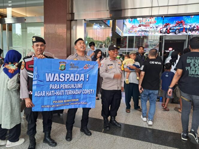 
					Polsek Kemayoran Bergerak Cegah Aksi Tangan Jail, Banner Anticopet Sambut Ribuan Pengunjung Jakarta Fair 2026