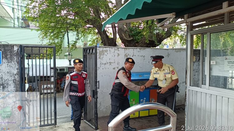 Panit Samapta Pimpin Patroli Jalan Kaki Perkuat Keamanan Objek Vital dan Sinergi dengan Satpam