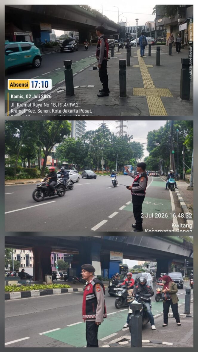 
					Polsek Senen Intensifkan Pengaturan Lalu Lintas Sore, Antisipasi Kemacetan dan Gangguan Kamtibmas
