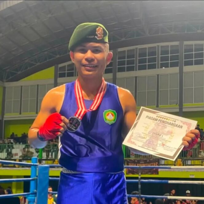 
					Prajurit Yonif 413 Kostrad Kembali Ukir Prestasi pada Kejuaraan UTP Boxing Fest 2026