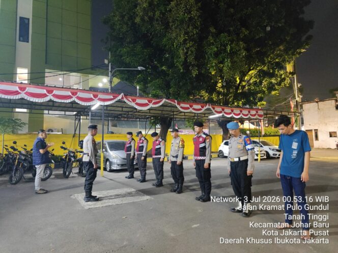 
					Cegah Aksi Begal dan Kejahatan Jalanan, Polisi Gelar Apel Pelaksanaan Operasi Cipta Kondisi di Johar Baru