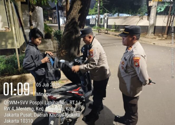 
					Operasi Malam di Jalan Latuharhari, Polisi Perketat Pengawasan Kendaraan Bermotor