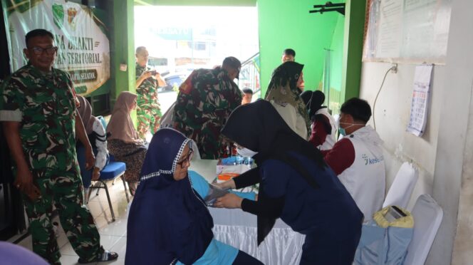 
					Koramil 06/Setiabudi Gelara Pemeriksaan Kesehatan Gratis