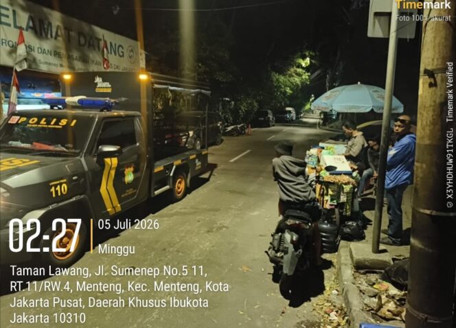 
					Polsek Metro Menteng Gerak Cepat Sisir Taman Lawang Cegah Aksi Tawuran Remaja